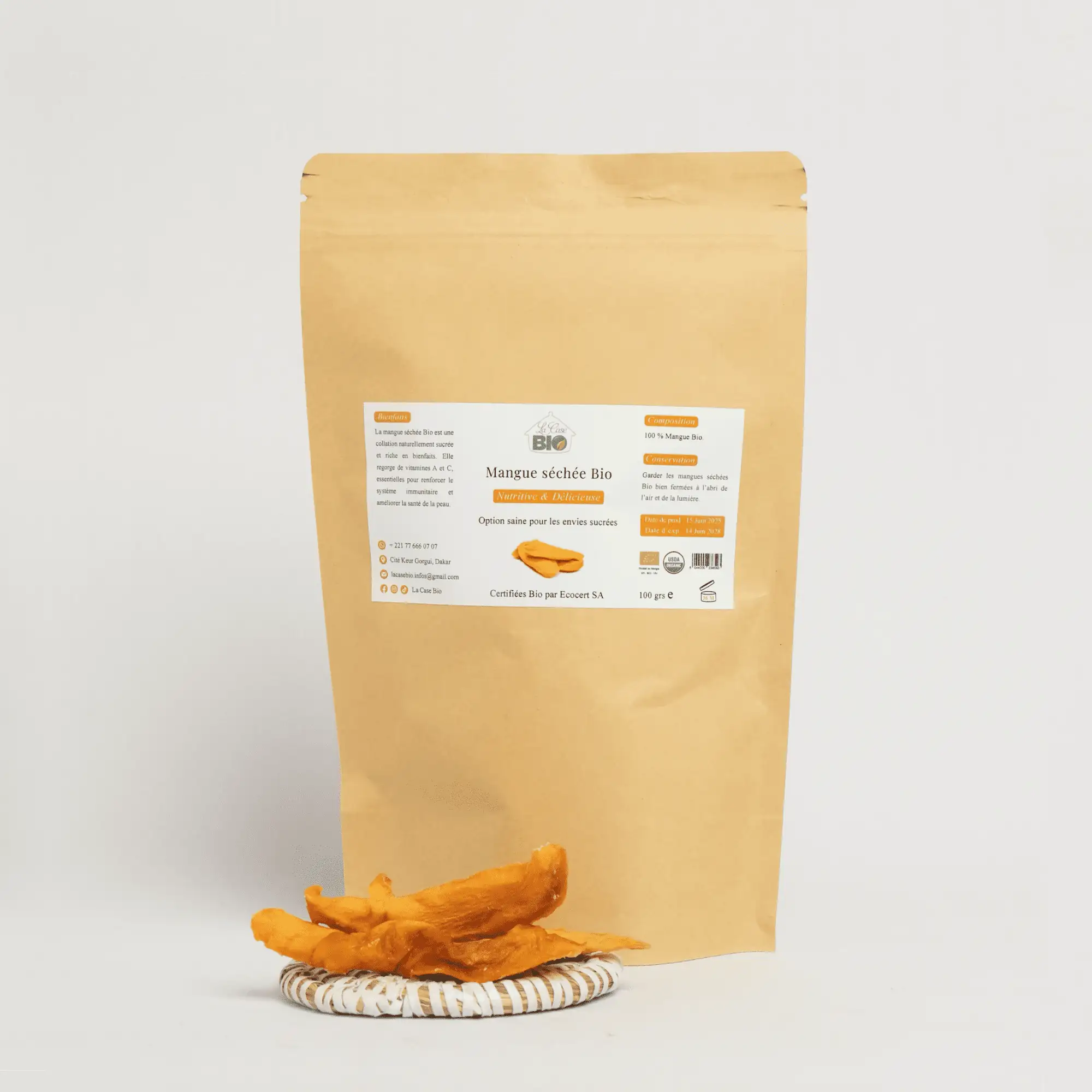 Mangue séchée Bio