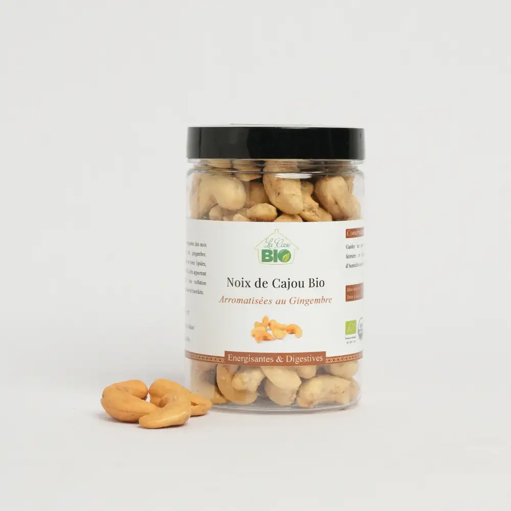 Noix de Cajou Bio au Gingembre