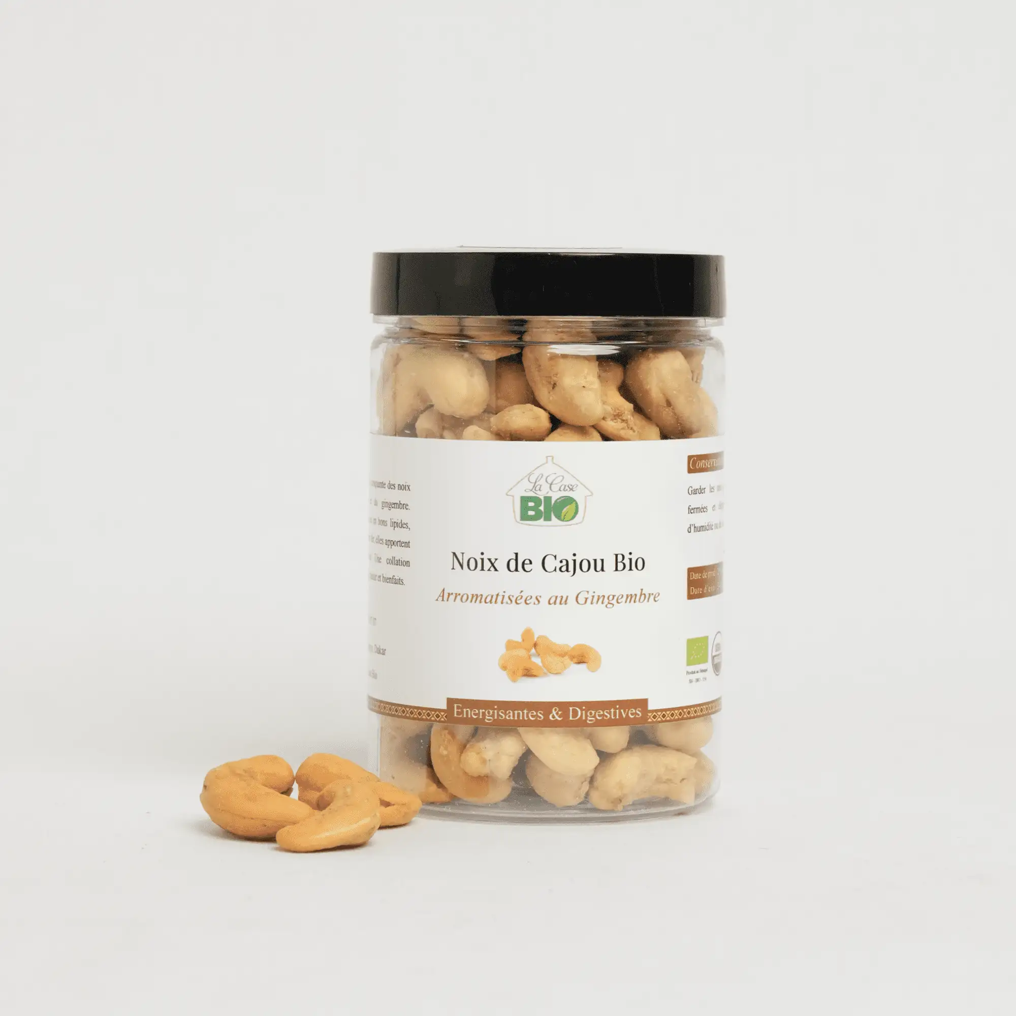 Noix de Cajou Bio au Gingembre