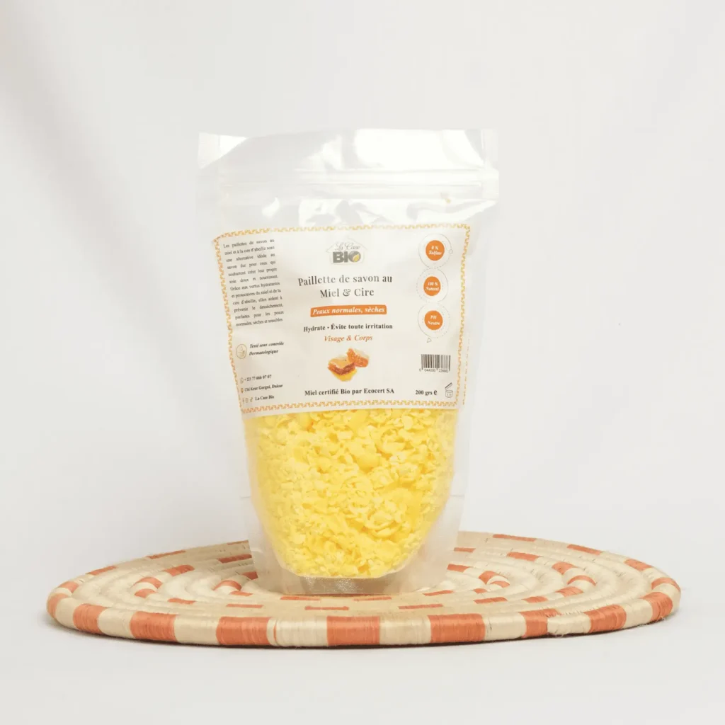 Paillettes de savon Miel & Cire