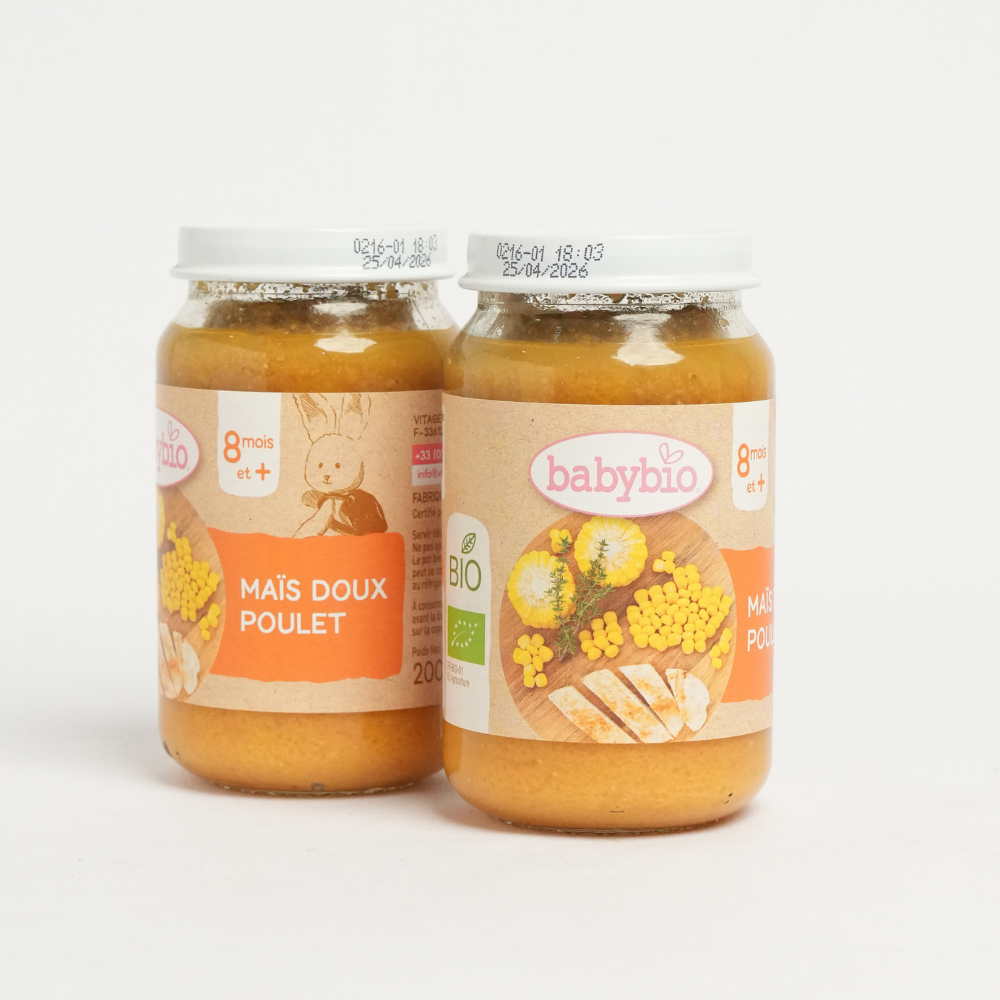Babybio Maïs Doux Poulet 8 mois+