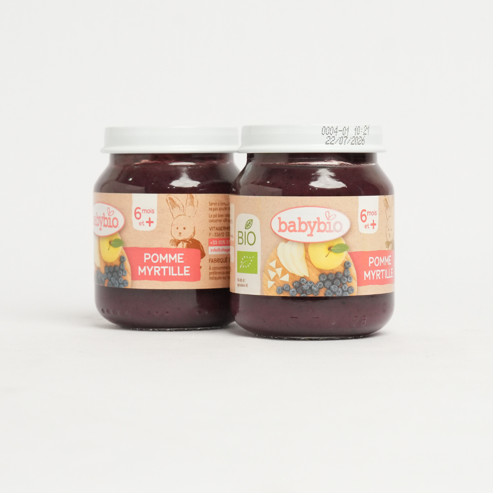 Babybio Pomme Myrtille 6 mois+